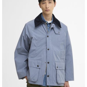 [바버] 남여공용 블루 OS Peached Bedale 캐주얼 자켓 URJU6E011B2