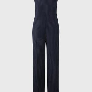 WOOL STRIPE BUSTIER JUMPSUIT_NAVY STRIPE