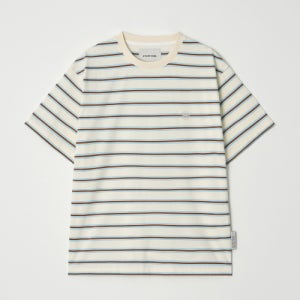 [디써티원] Multi Stripe Short Sleeve T-Shirt (IVORY) DU26UK3002IV