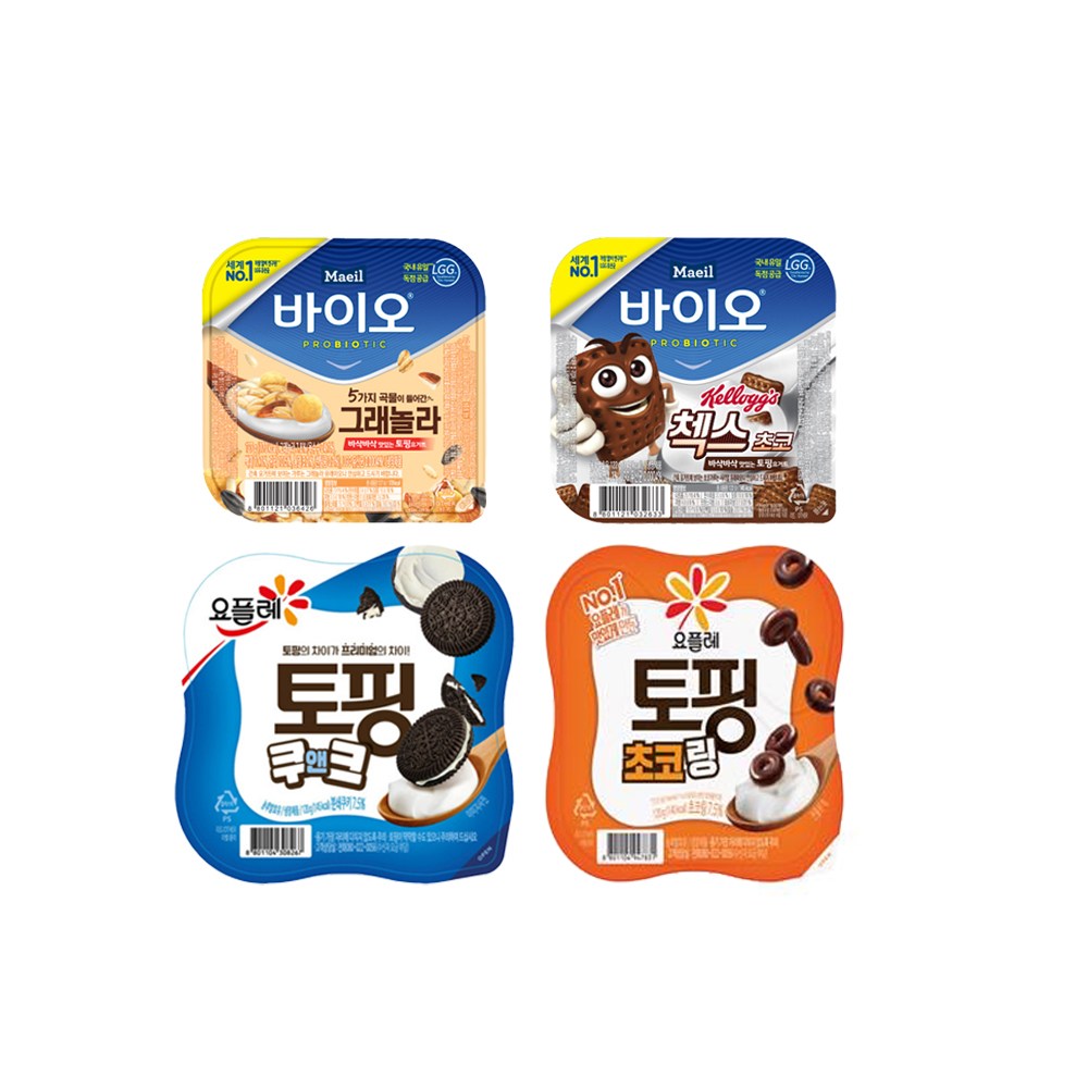 요플레 토핑 그래놀라 요거트
