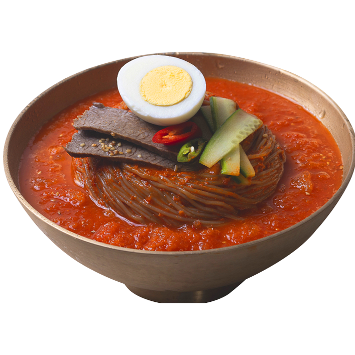 송주불냉면 매운 물 냉면