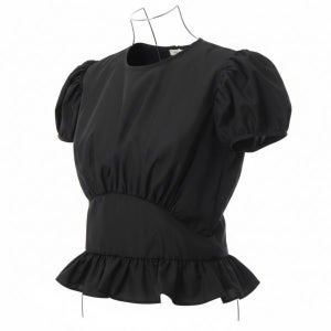 세실리아반센 크리스토발 블라우스 825247 26SS CRISTOBAL TOP RECYCLED FAILLE 425RTW11008 BLACK 탑 270289 153235623