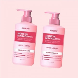 쿤달 허니 앤 마카다 퓨어 바디로션 일랑일랑 500ml x2개 4555652