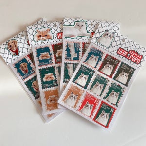 🎄겨울시즌상품🎄우표스티커/ 크리스마스씰, 히얼포포