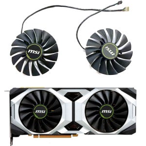 MSI GEFORCE RTX2080 2080TI 2080 SUPER VENTUS GP O 그래픽 카드용 새 87MM 4PIN PLA09215B12H PLD09210S12HH RTX