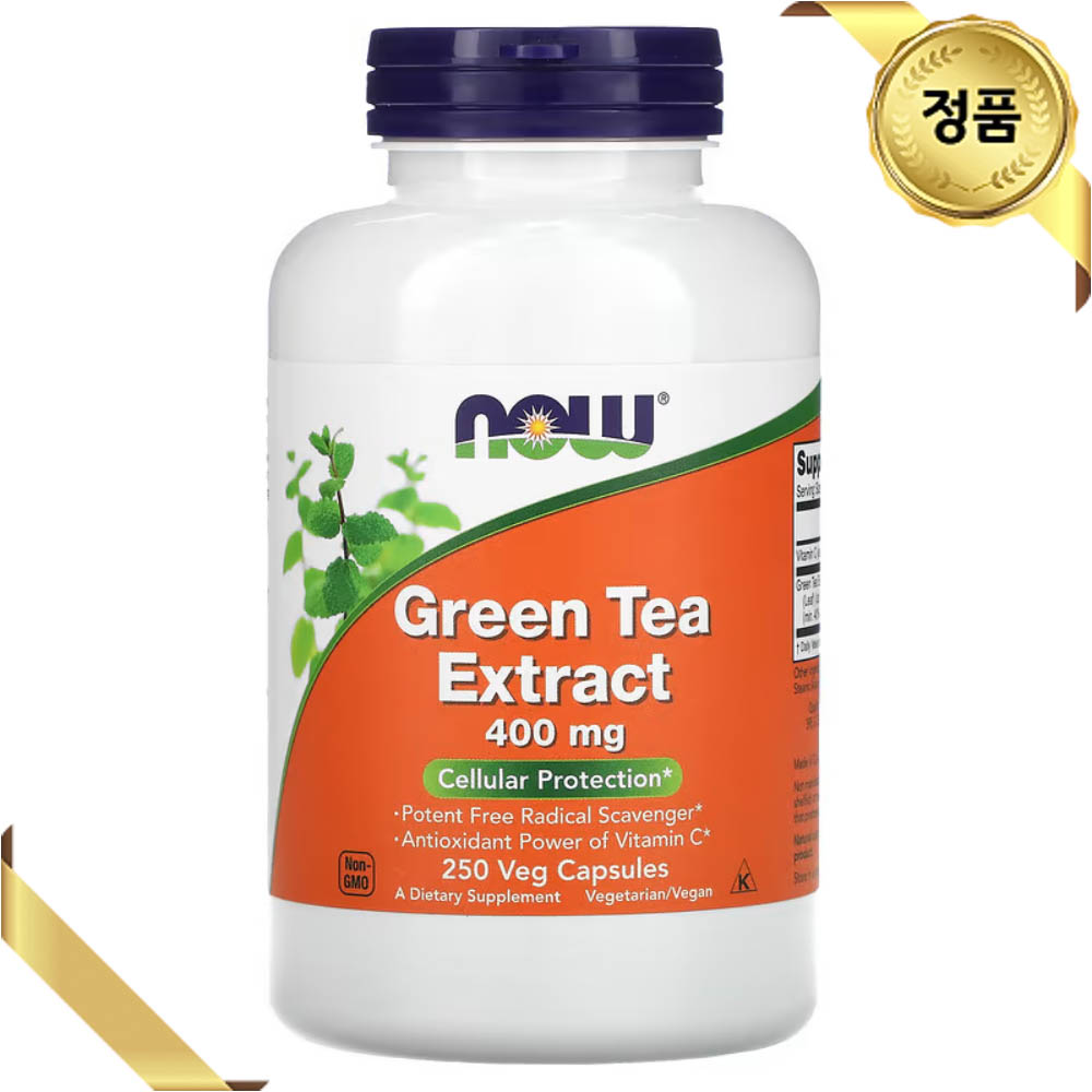 <b>나우푸드</b> EGCG 녹차 추출물 700mg 베지 캡슐 250캡슐, 4개