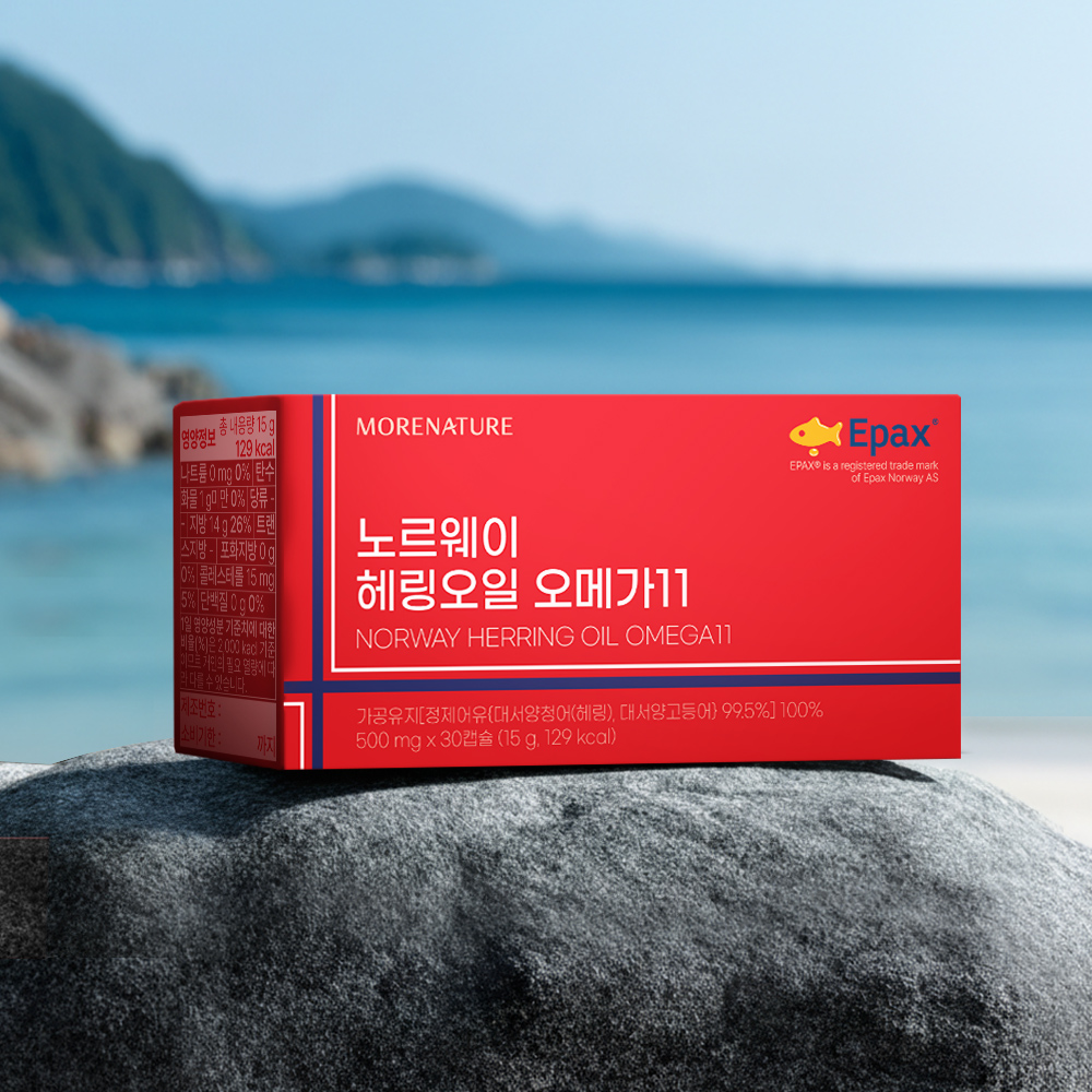 모어네이처 노르웨이 헤링오일 오메가11 30캡슐, 1개