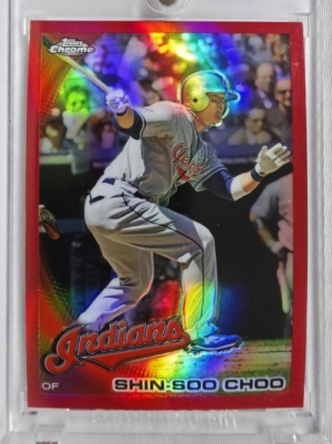 2010 TOPPS CHROME 탑스 크롬 추신수 25장 한정 레드 리프렉터 MLB 메이저리그 야구 카드 ★