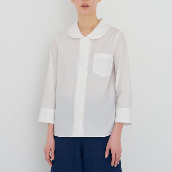 Flat Round Collar Shirt