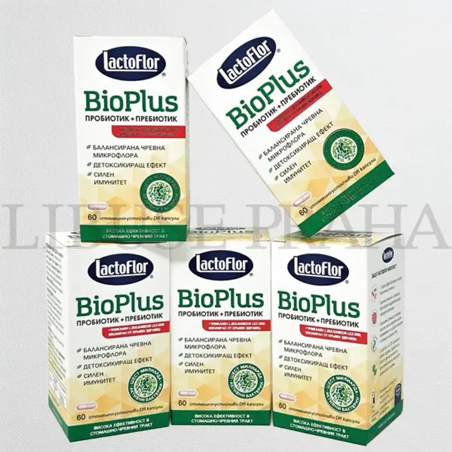 락토플로어 불가리아 유산균 - 60정 x 5통 세트 (Lactoflor BioPlus)
