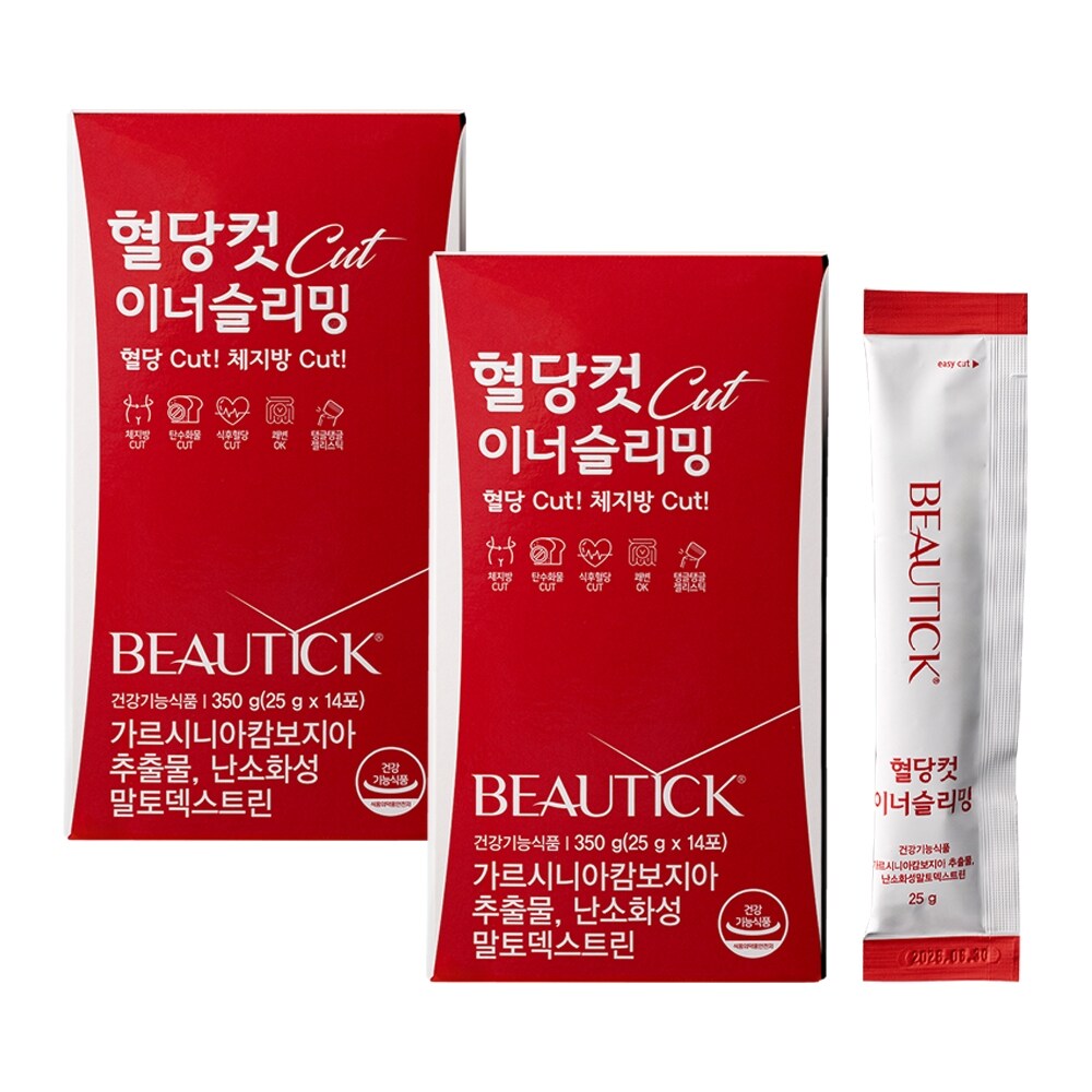 <b>뷰틱</b> 혈당컷 <b>이너슬리밍</b> 14p  350g  2개