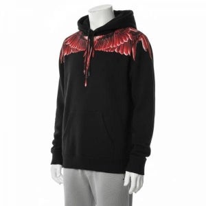 마르셀로 불론 마르셀로불론 레드 고스트윙 남성 후드티 블랙 19FW CMBB007E196300031088