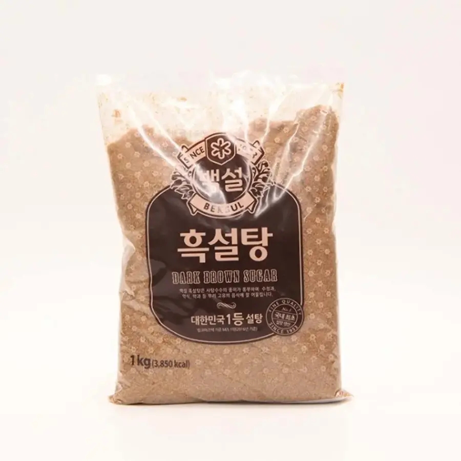 사탕수수 고유의 풍미 백설 흑설탕 1kg 식자재 식당재료 <b>당류</b> 가공식품 양념