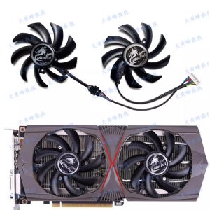 다채로운 RTX2060 RTX2060S RTX2070 iCafe 그래픽 비디오 카드용 새로운 냉각 팬