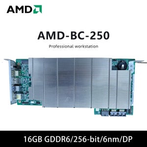 AMD BC 250 비디오 카드 새 상품 그래픽 카드 16GB GDDR6 256비트 싱글 카드 GPU 그래픽 카드 데스크탑 PC용