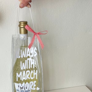 [자유문구] 홈파티 pvc와인칠링백 구디백 레터링가방, 젤리팡팡