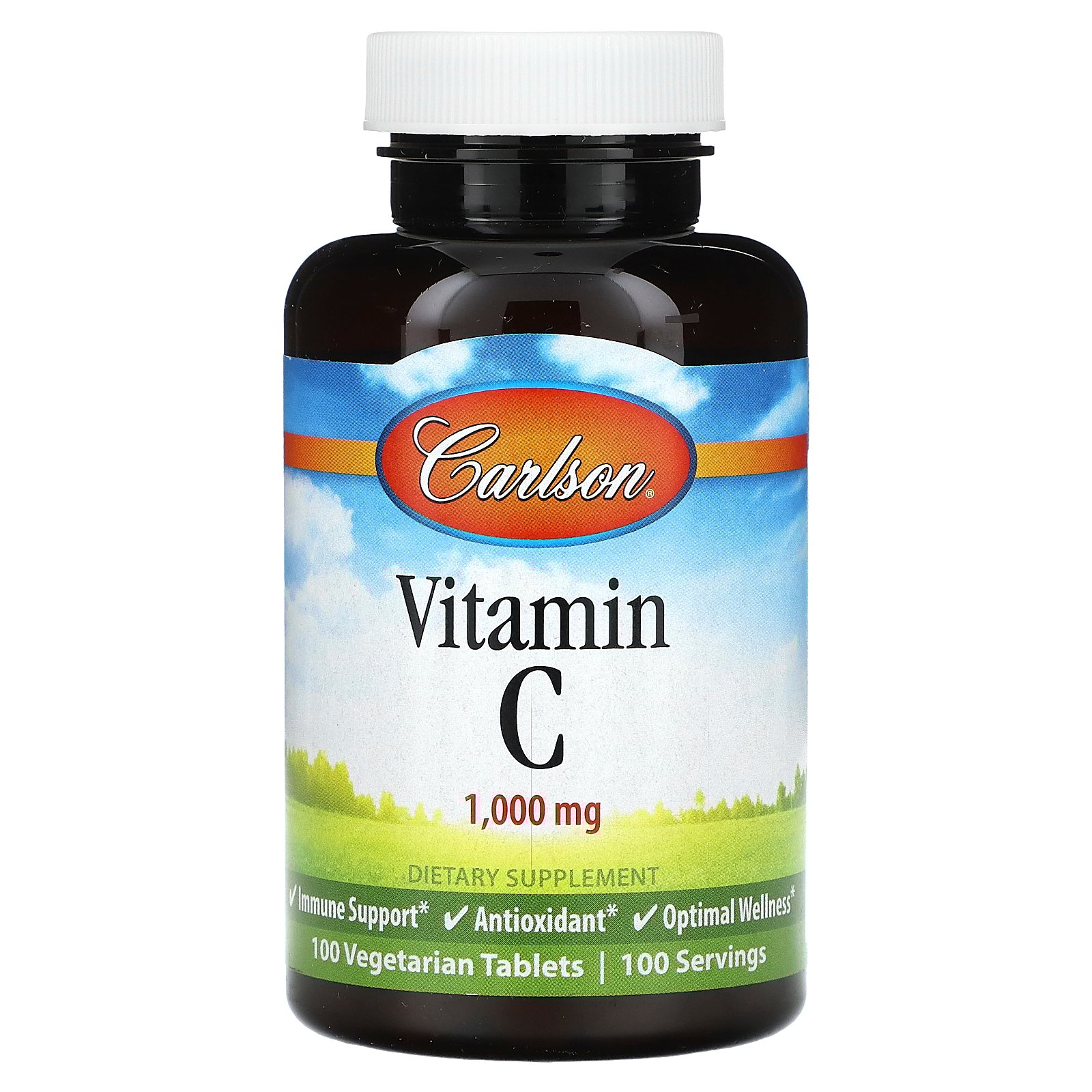 Carlson <b>Vitamin</b> C 1000 mg 100 Vegetarian Tablets
