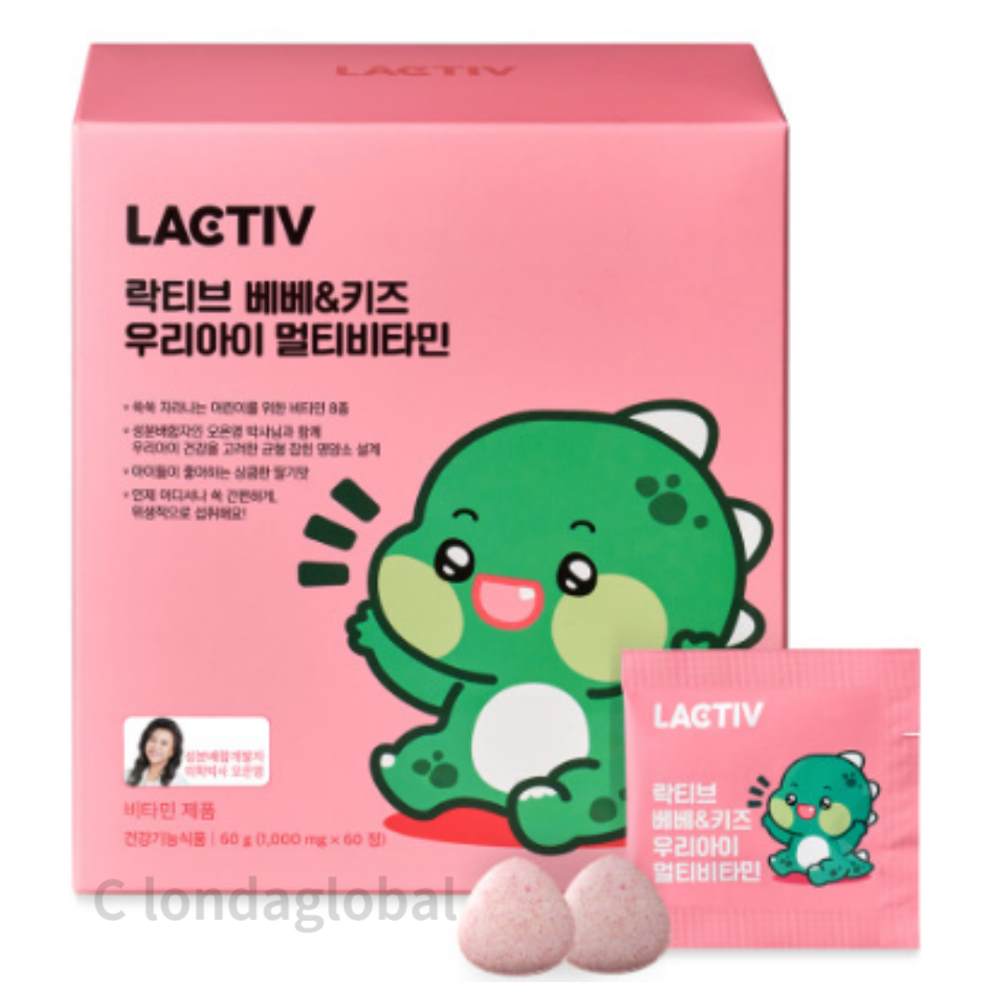 락티브 락티브 <b>베베 키즈 우리아이 멀티비타민</b> 영양제 60p