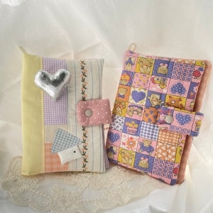 원앤온리✨봄햇살 머금은 다이어리커버/북커버+하트브로치, 오호리코모노