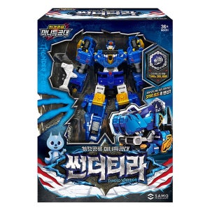 최강공룡 미니특공대 썬더티라 변신 로봇 장난감