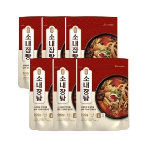 진한식품 바른 소내장탕 500g x6개