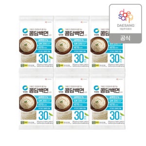 청정원 콩담백면150g 6개