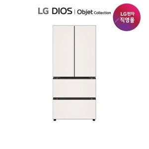 LG Fit & Max 오브제 김치톡톡 글라스 4도어 빌트인 Z484GBB123S