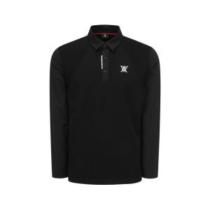 [어뉴골프]MEN HYBRID LONG TSHIRTBK BLACK AGGSMTS72BK