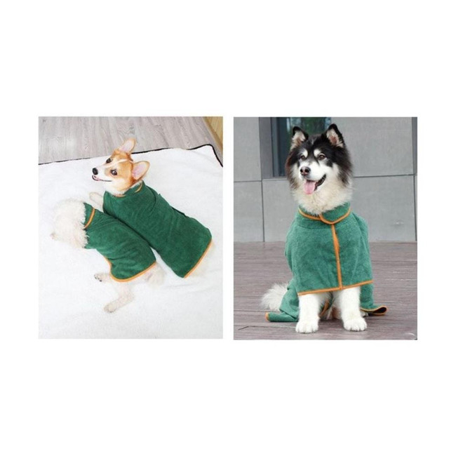 강아지 고양이 소프트 수건 샤워 가운 타올 목욕 M G3241