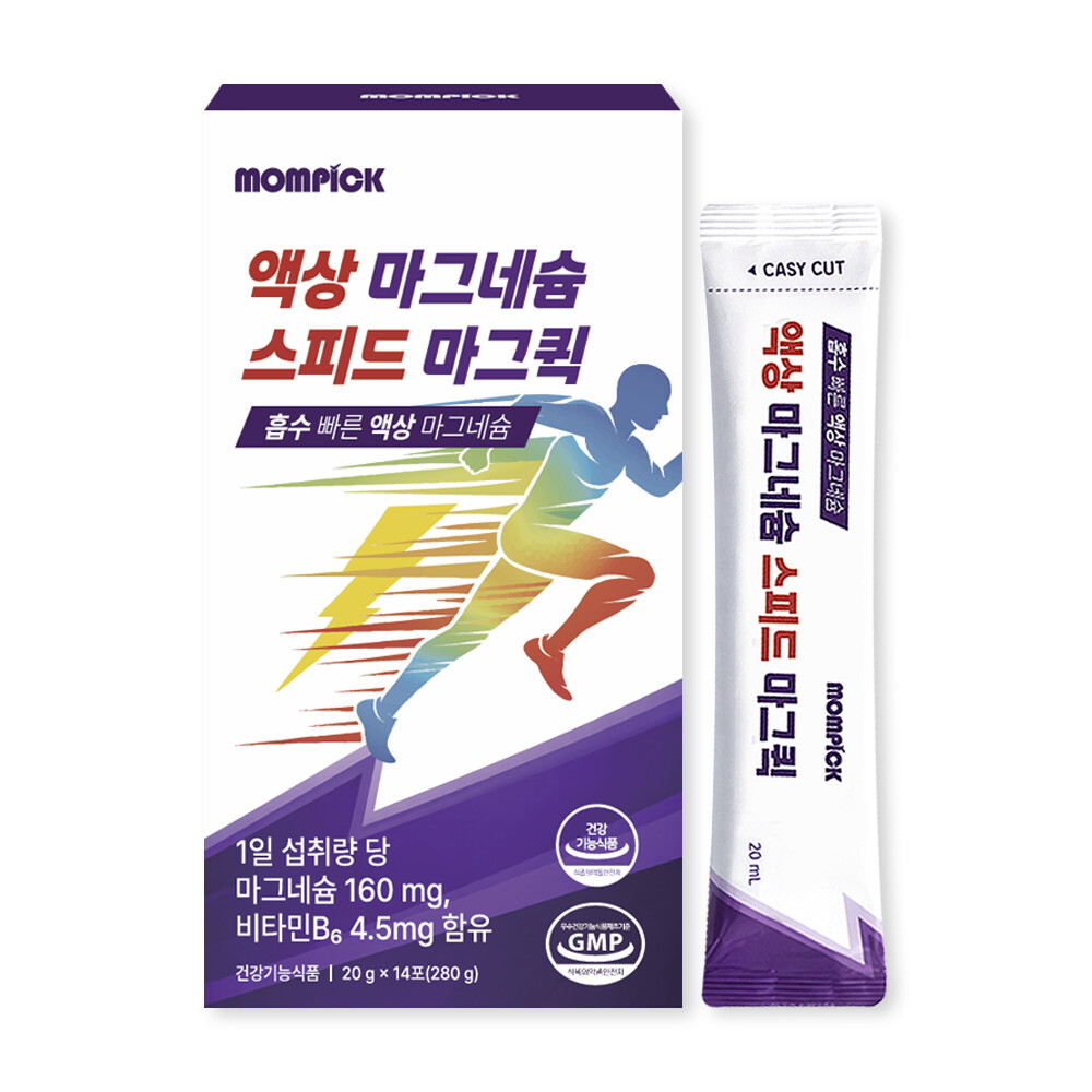 맘픽 액상 마시는 마그네슘 스피드 마그퀵 20g x 14포, 1개