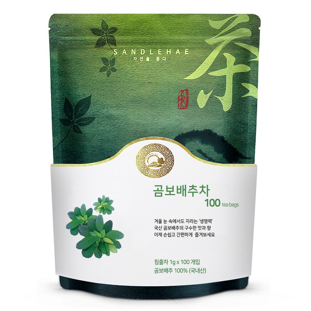 Sandeulhae Gombo Baechu Tea 1g, 100 sachets, 1 pack