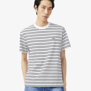 [라코스테 공식] 남성 멀티 스트라이프 반팔 티셔츠 TH0874-56G 7XI