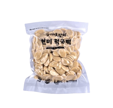 Neulpureun Maeul Yangjugol Horang Tteok Brown Rice Tteokguk Tteok 1kg, 2 pcs