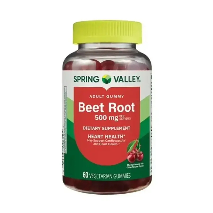 Spring Valley 비트 루트 500mg 체리맛 구미 젤리 60정