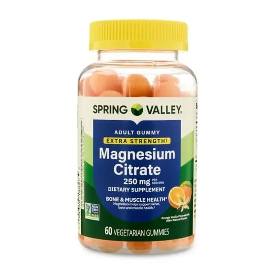<b>Spring Valley 마그네슘</b> 250mg 엑스트라스트렝스 구미 젤리 60정