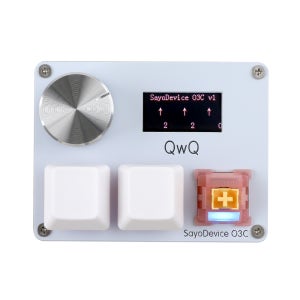 SayoDevice O3C 키보드 Outemu Silent Peach V3 스위치 핫스왑 가능 래피드 트리거 OSU Geometry Dash 리듬 게임 미니 키보드