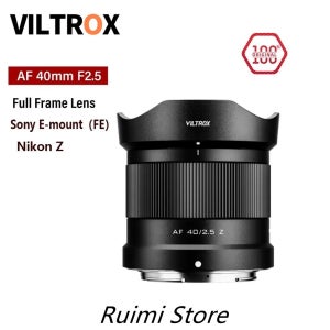 VILTROX 40mm F2.5 소니 E 렌즈 니콘 Z 렌즈 카메라 렌즈 풀프레임 자동 초점 인물 사진 브이로그 렌즈 니콘 Zf Zfc Z6 Z7 Z8용