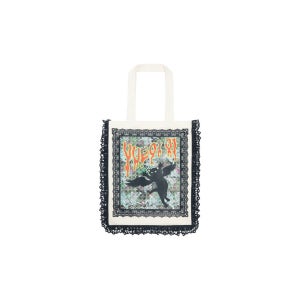 [YUEQI QI : 위에치 치] Mystic Feline Tote - White