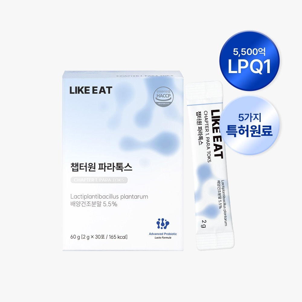 [특허 유산균] <b>챕터원</b> 파라톡스 1박스