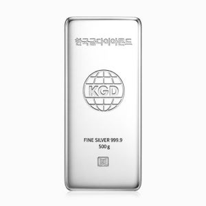 [한국금다이아몬드]진공 실버바 은 시세 500g 은바 은괴 투자 순은_KSB_3_500 [갤러리아]