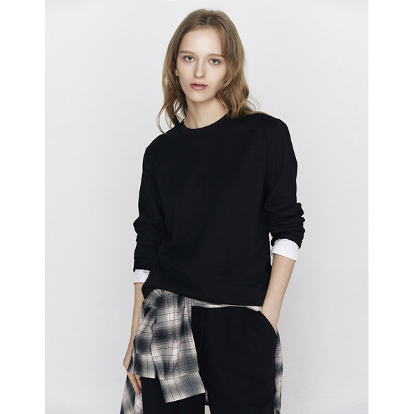 지오다노 지오다노 NEW 여성 <b>베이직</b> 긴팔 티셔츠 326501 352276