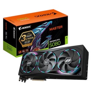 기가바이트 GIGABYTE AORUS 지포스 RTX 5080 MASTER D7 16GB 제이씨현