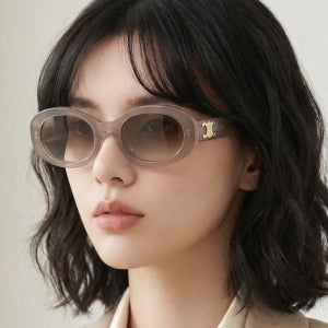 셀린느 선글라스 CL40194U 45F 트리옹프 오벌 뿔테 명품 뷔선글라스