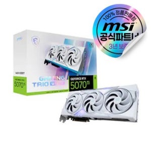MSI 지포스 RTX 5070 Ti 게이밍 트리오 OC 화이트 D7 16GB 트라이프로져4