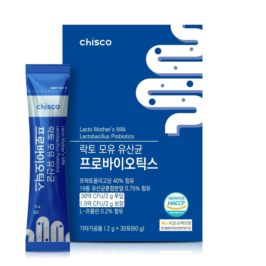 치스코 락토 모유 유산균 프로바이오틱스 30포, 1개