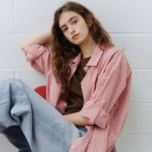 [유라고] Spring roll-up check shirt_3colors