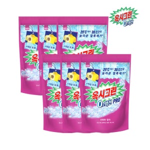 옥시크린 O2액션 프로 분말 표백제 650g x6개