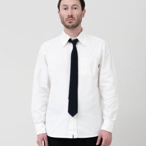 [매너그램] 소프트솔리드 다크네이비 슬림넥타이 5009733637