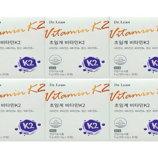 닥터린초임계<b>비타민K</b>230정6박스6개월분(SH)