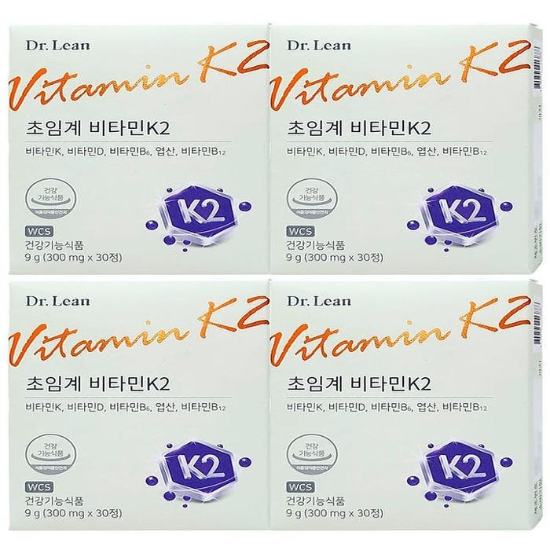 닥터린초임계<b>비타민K</b>230정4박스4개월분(SH)